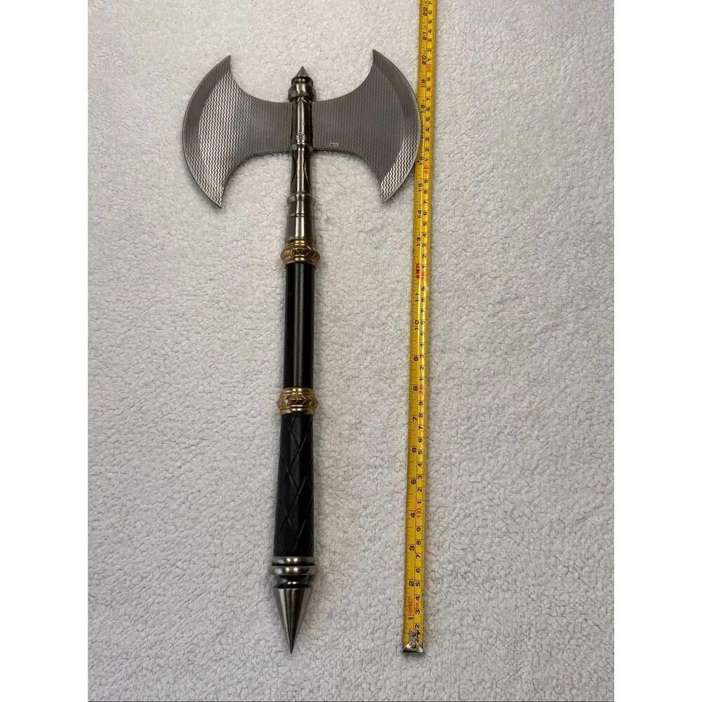 Double Blade Medieval Fantasy Fighting Axe